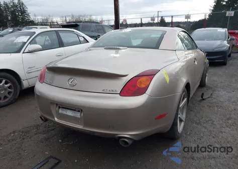 2003 Lexus Sc 430 z USA, uszkodzony, nr VIN JTHFN48Y630042012
